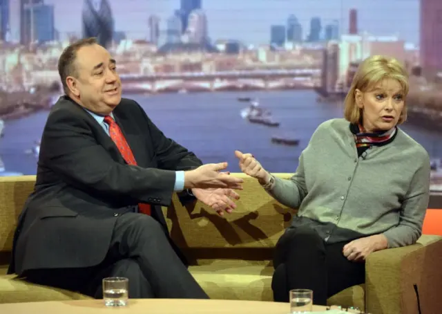 Alex Salmond and Anna Soubry