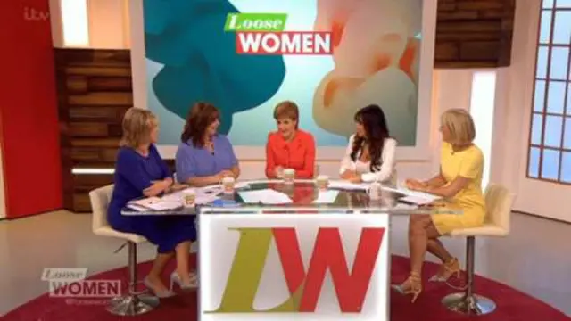 Nicola Sturgeon on Loose Women