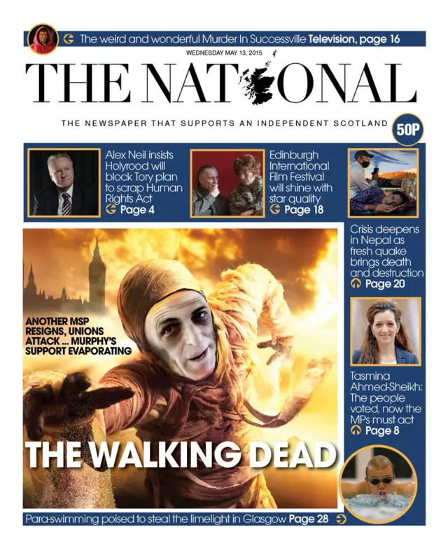 The National front page