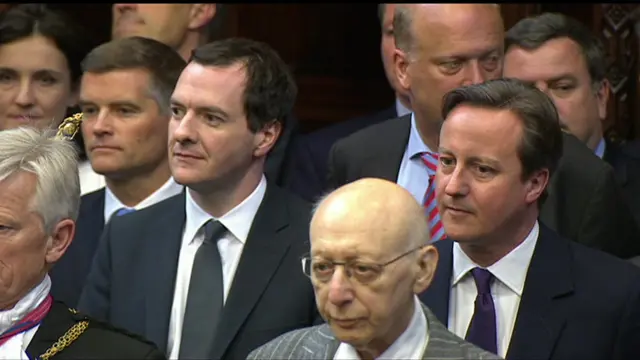 George Osborne (left) and David Cameron (right)