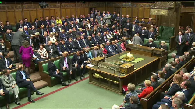 John Bercow is dragged to the Speaker's chair