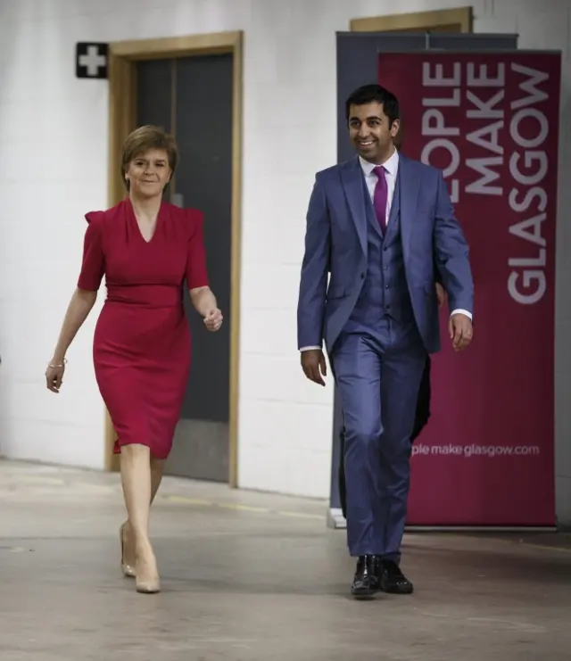 Nicola Sturgeon and Humza Yousaf