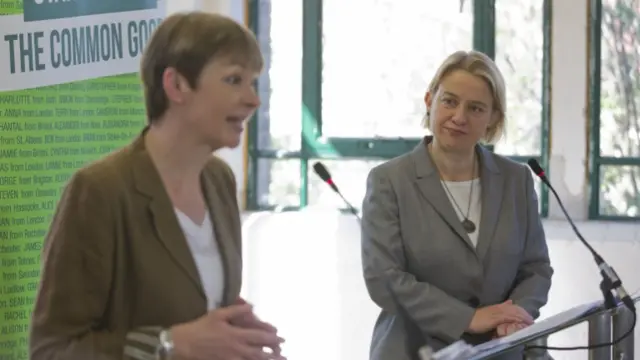 Caroline Lucas and Natalie Bennett