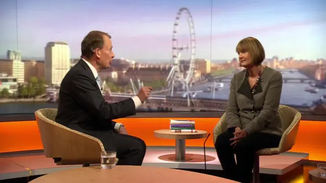 Andrew Marr and Harriet Harman