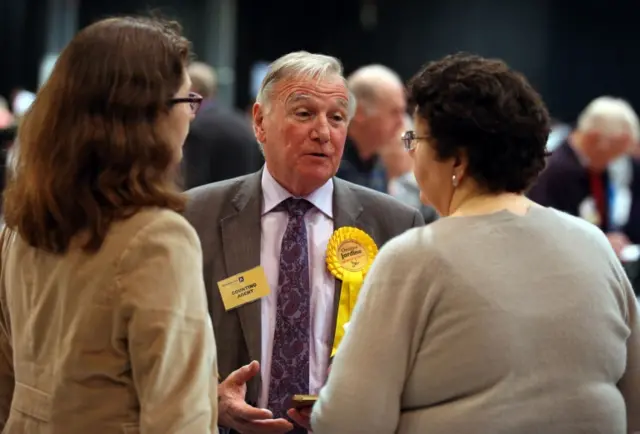 Sir Malcolm Bruce (centre)