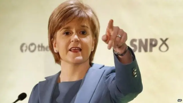 Scottish First Minister Nicola Sturgeon