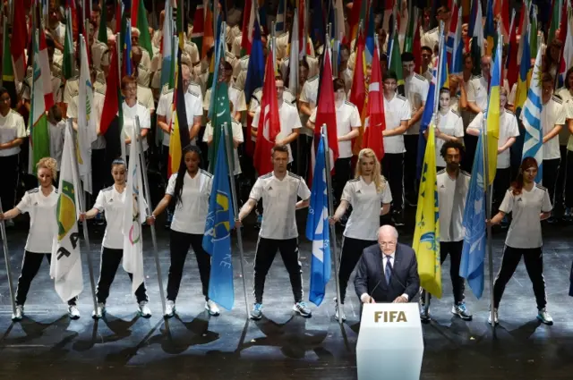 Sepp Blatter at Fifa's congress in Zurich