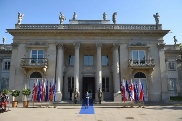 Lazienki Royal Palace in Warsaw