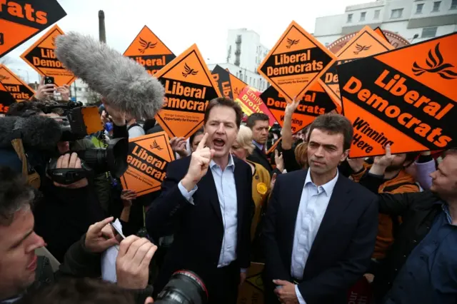 Nick Clegg and Tom Brake