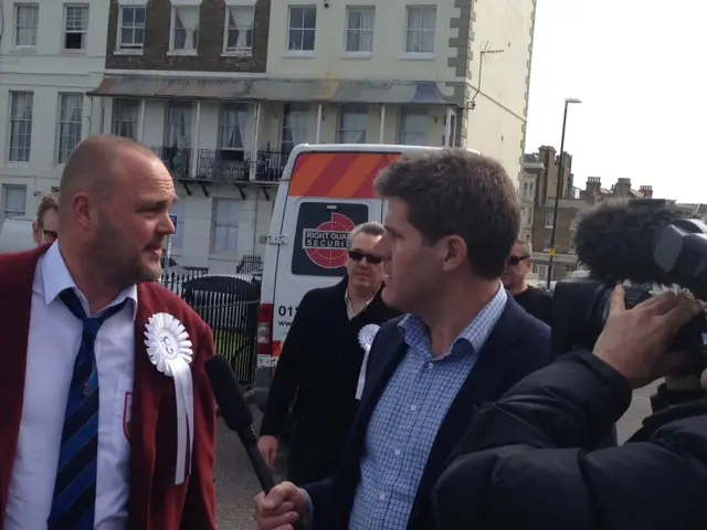 Newsnight's David Grossman talking to Al Murray this morning