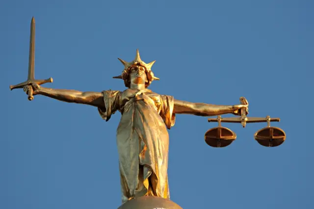 Lady Justice on top of the Old Bailey