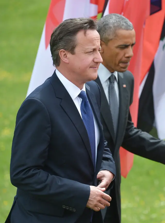 David Cameron and Barack Obama at the G7 summit in Bavaria