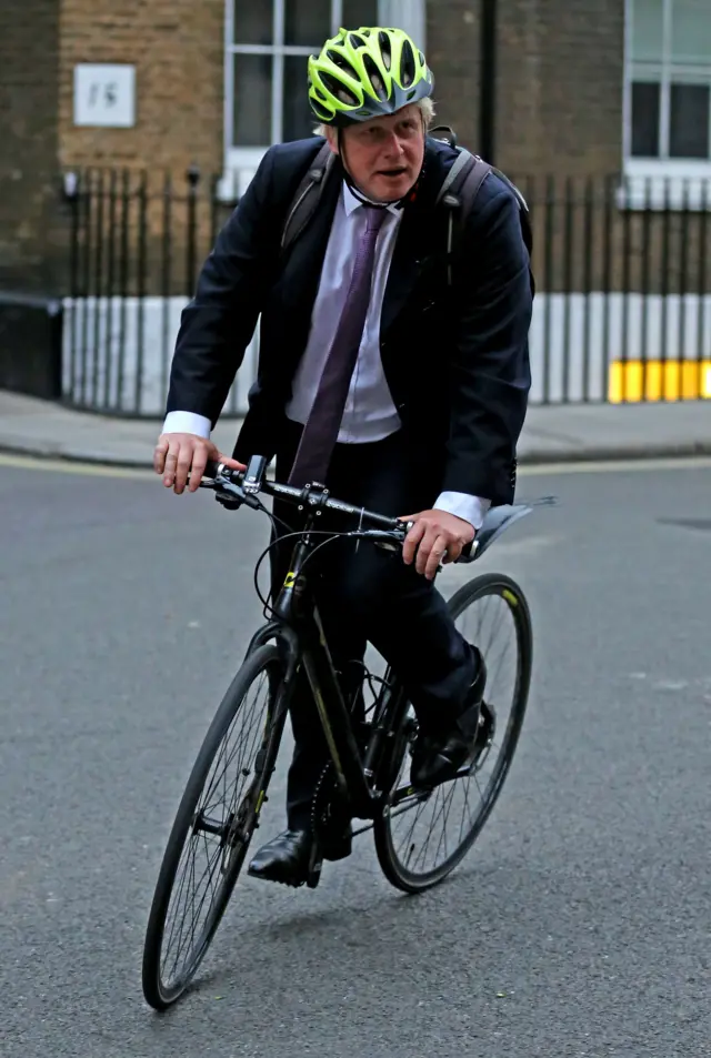 Boris on bike