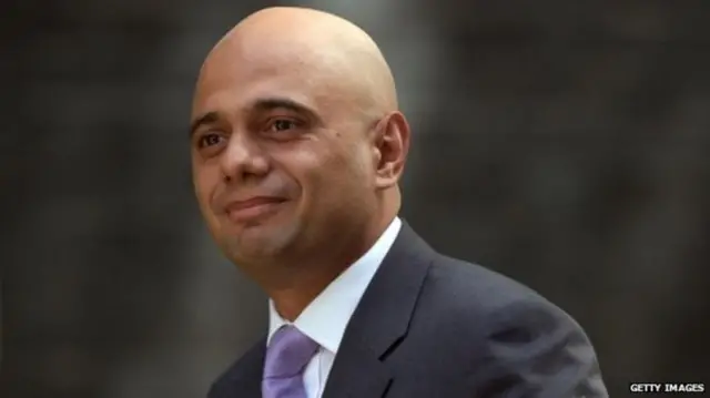 Business Secretary Sajid Javid