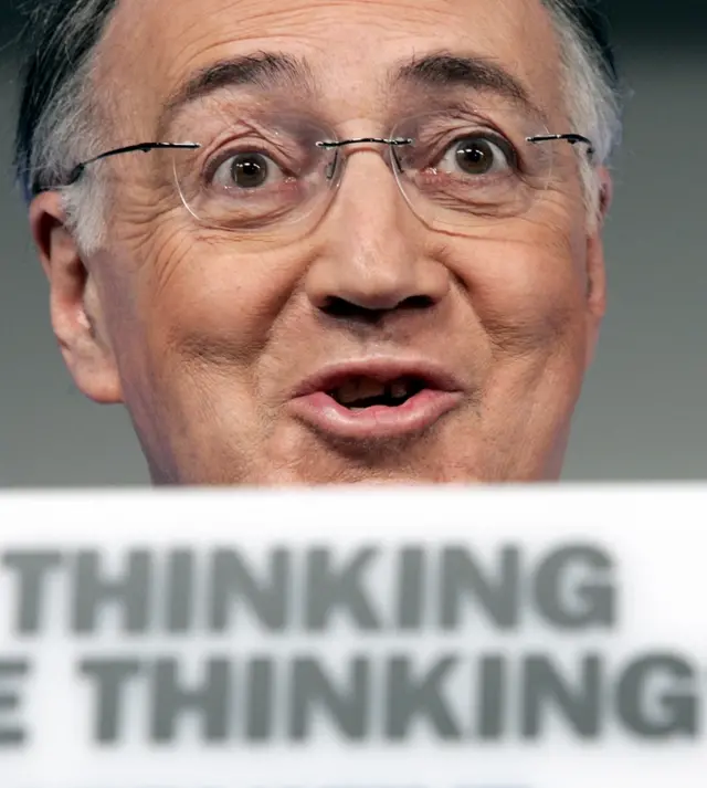 Michael Howard launching the Conservative manifesto in 2005