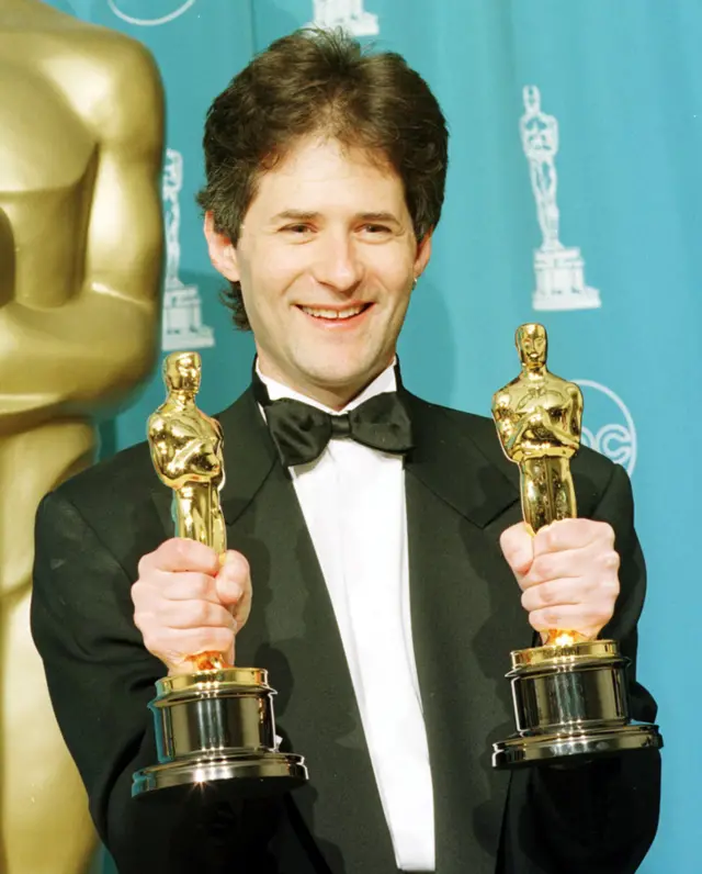 James Horner with his Oscars