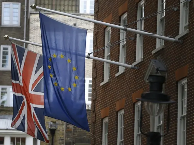 Union and EU flags