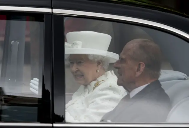 Queen Elizabeth and the Duke of Edinburgh