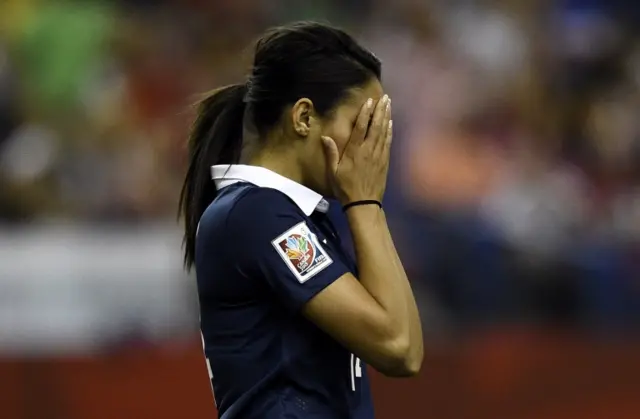 Louisa Necib reacts