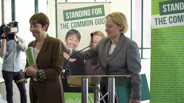 Caroline Lucas and Natalie Bennett