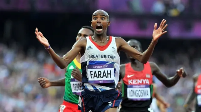 Mo Farah at Olympics