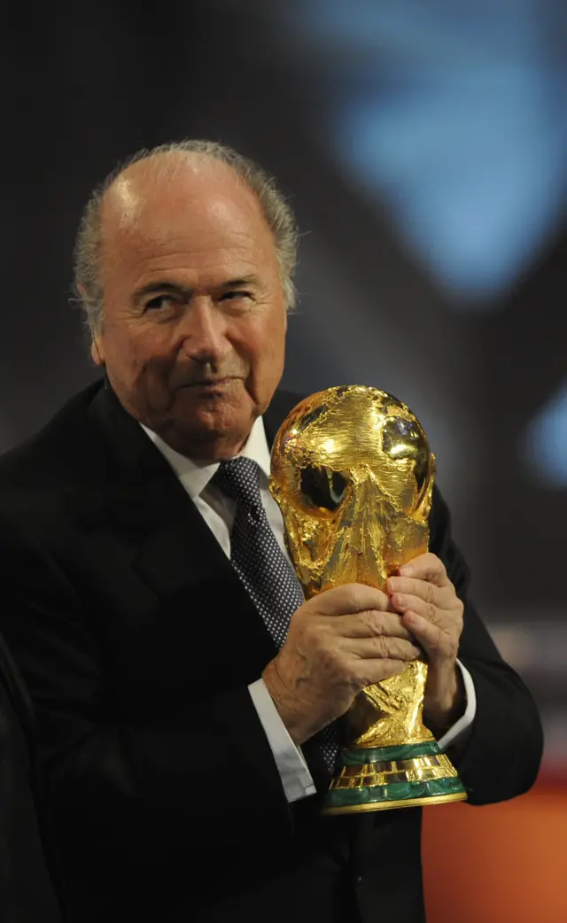 Outgoing Fifa general secretary Sepp Blatter