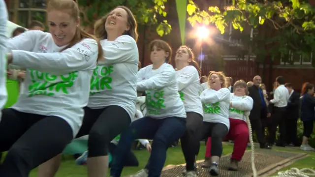 Parliamentary tug of war team