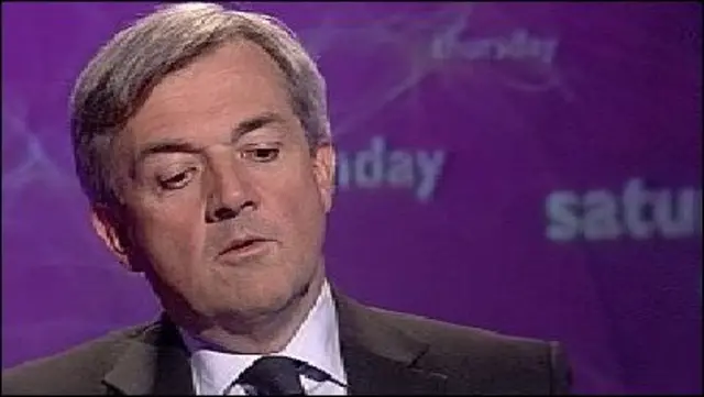 Chris Huhne on This Week set