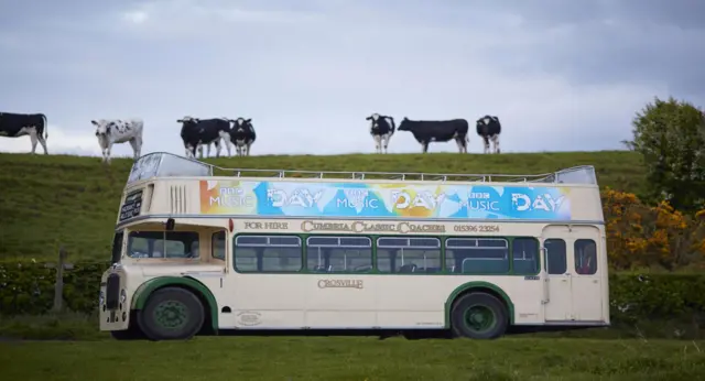 BBC Music Day bus