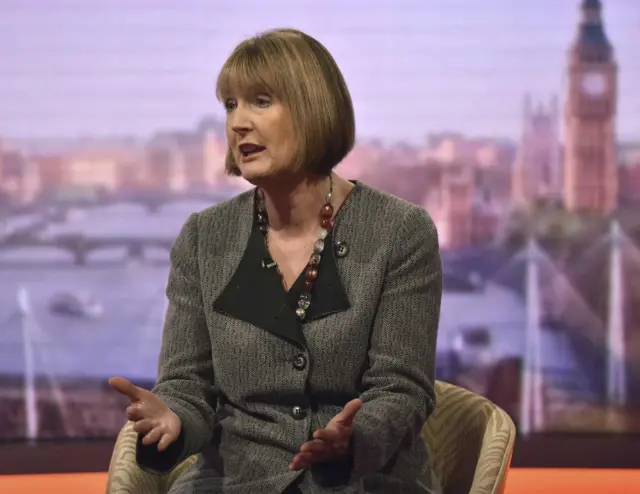 Harriet Harman on the Andrew Marr Show