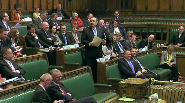 Alex Salmond speaking in the Commons