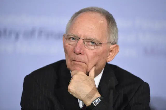 German Finance Minister, Wolfgang Schaeuble