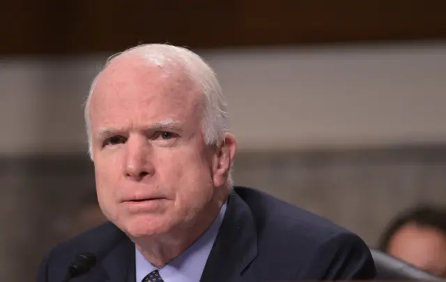 Republican senator John McCain