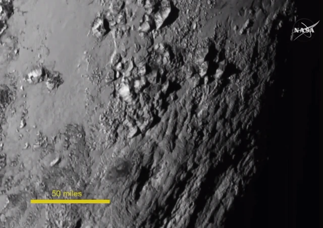 Pluto's surface