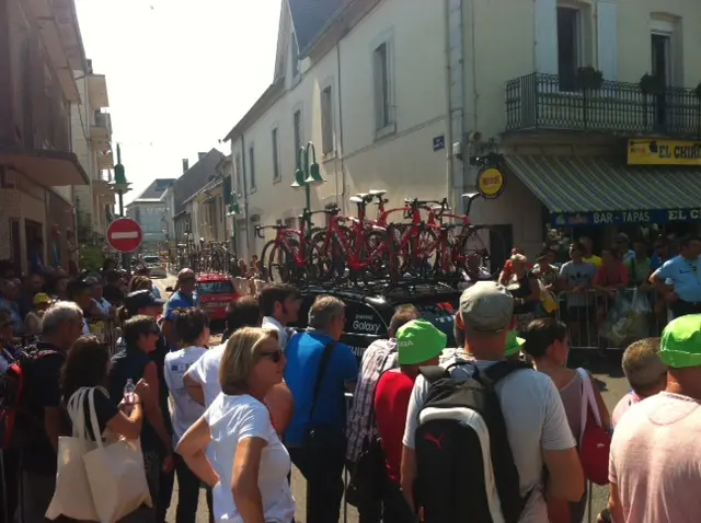 The start at Lannemezan