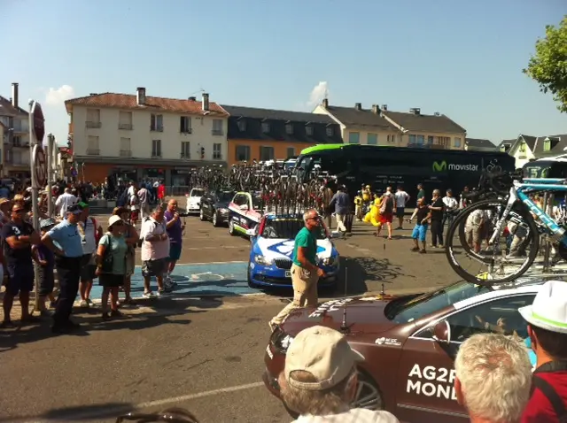 The start at Lannemezan