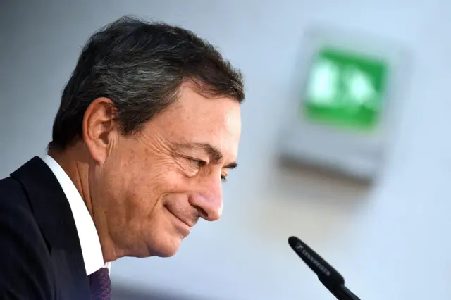 Mario Draghi, President of the ECB