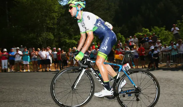 Adam Yates of team Orica-GreenEdge