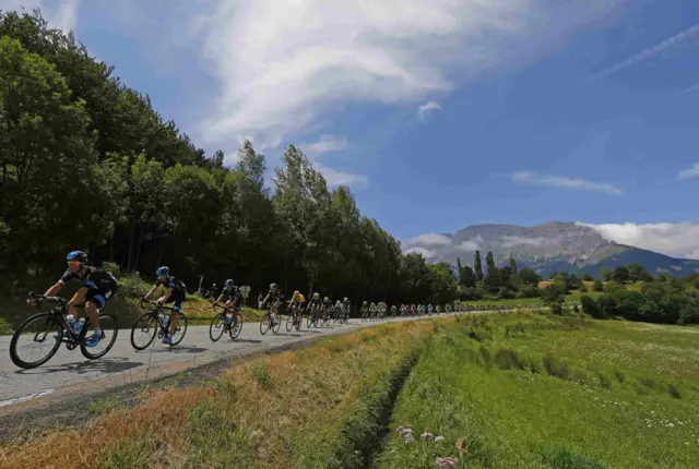 Riders in the Tour de France