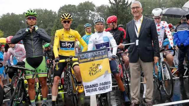 Chris Froome, Nairo Quintana, Romain Bardet and Peter Sagan Tour de France