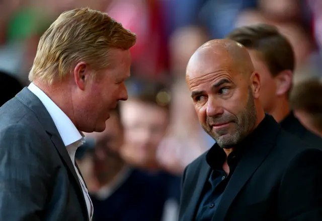 Ronald Koeman and Peter Bosz