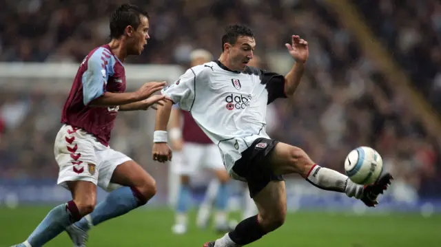 Steed Malbranque playing for Fulham