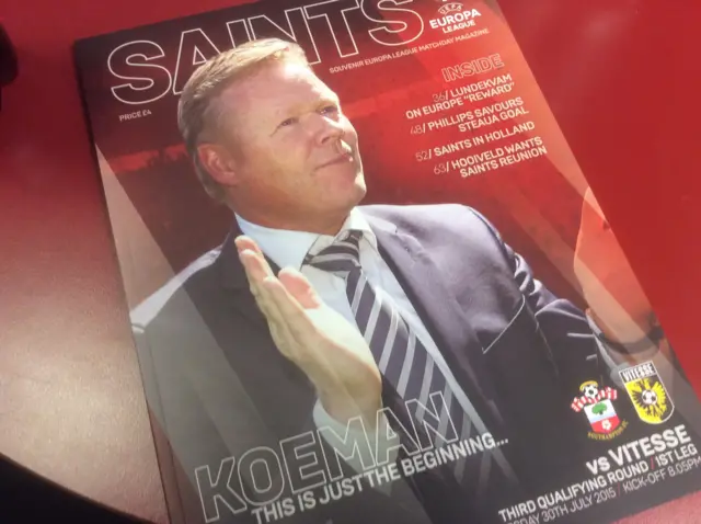 The match programme