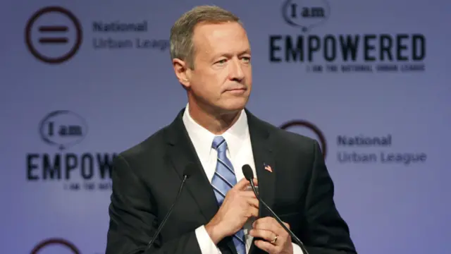 Democratic presidential candidate Martin O'Malley speaks at the National Urban League's conference in Fort Lauderdale - 31 July 2015