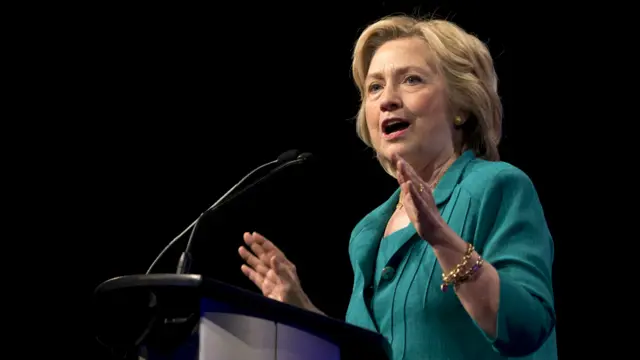 Democratic presidential candidate Hillary Clinton speaks before the National Urban League - 31 July 2015