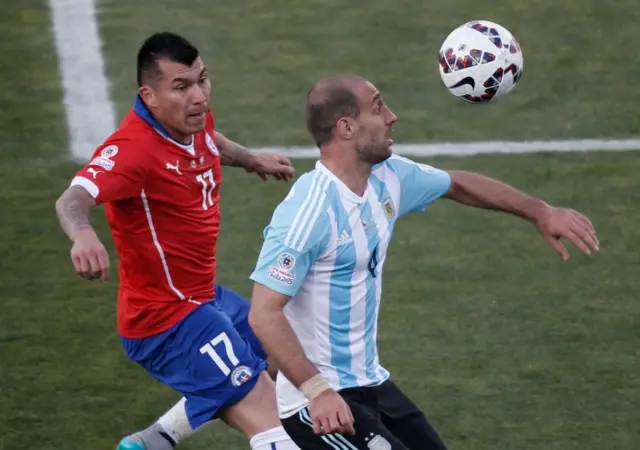 Pablo Zabaleta and Gary Medel