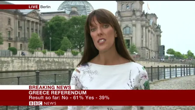 BBC correspondent Jenny Hill in Berlin