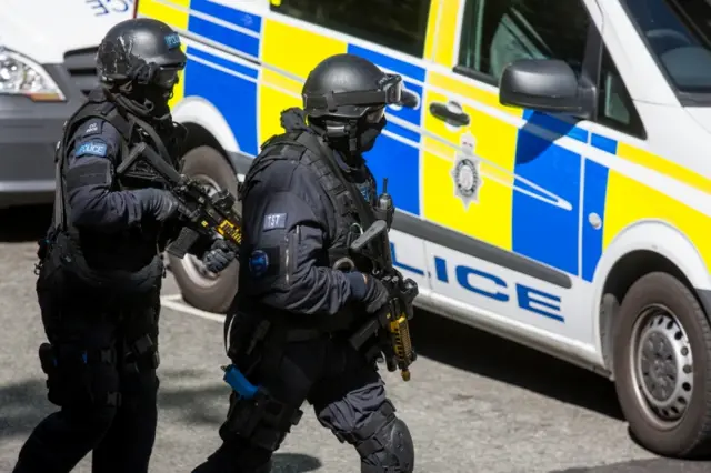 Police in central London