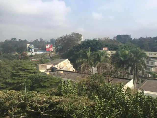 This morning's view from the Pop Up team's apartment in Nairobi