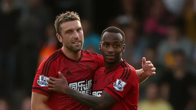 Rickie Lambert and Saido Berahino